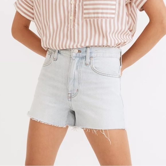 Madewell relaxed denim shorts Essen light wash - Picture 1 of 6